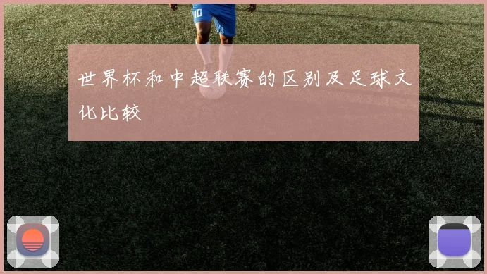 世界杯和中超联赛的区别及足球文化比较